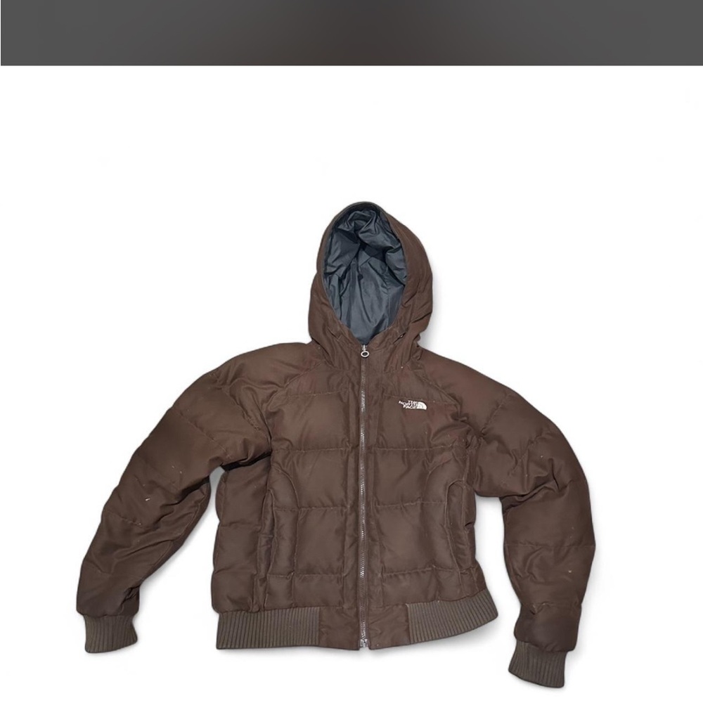 The North Face Chocolate Brown Hooded Jacket